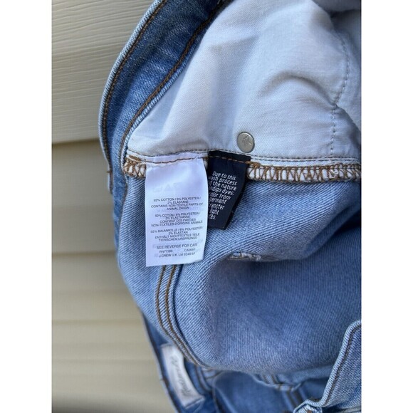 Madewell Women’s Size 29 High-Rise 9” Distressed Skinny Jeans Raw Hem - Picture 5 of 8